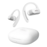 Shokz OpenFit Air Blanc Open-Ear Bluetooth 5.2 IP54 Multipoint Écouteurs sans fil