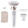 Braun Silk-épil 9 Flex 9-030 3D 40 pinces Rose/Blanc