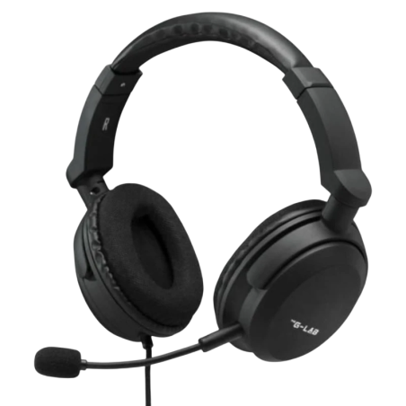 The G-Lab Korp Carbon Noir avec micro Casque