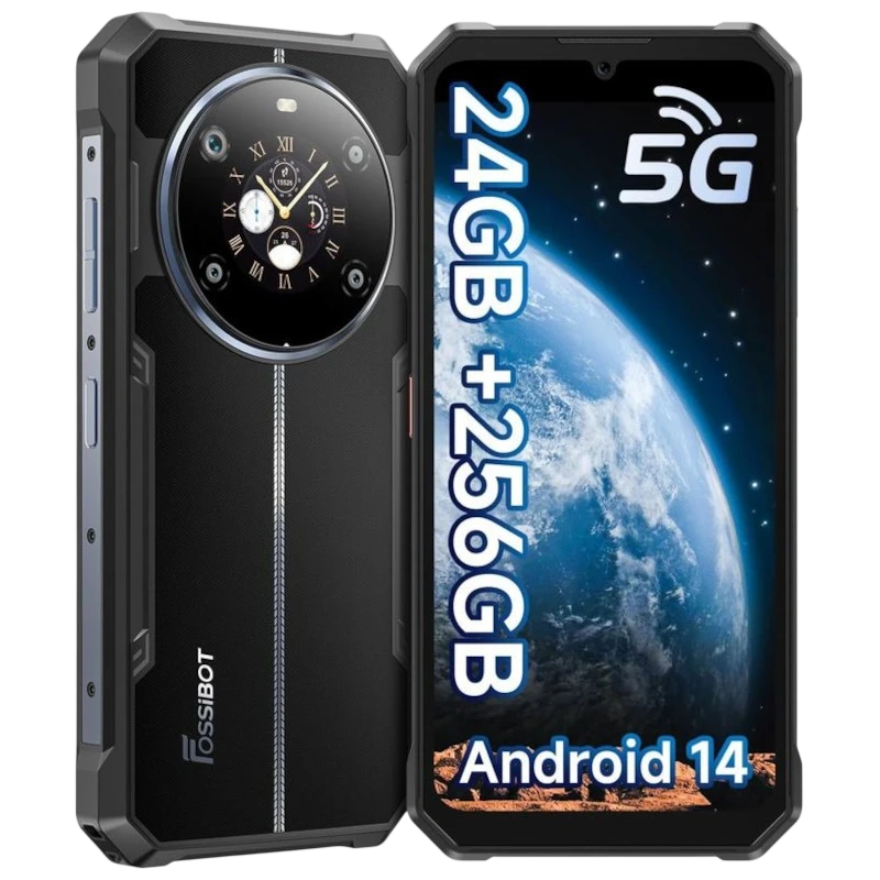 Fossibot F109 5G 8GB/256GB Bleu Foncé 6,75 pouces 50MP 10600mAh 18W NFC
