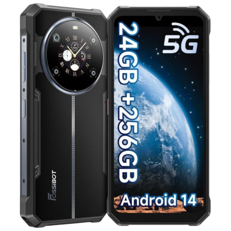 Fossibot F109 5G 8GB/256GB Bleu Foncé 6,75 pouces 50MP 10600mAh 18W NFC
