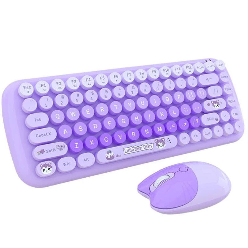 MOFII Candy New 2.4G Violet sans fil Clavier et souris