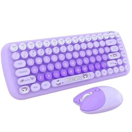 MOFII Candy New 2.4G Violet sans fil Clavier et souris