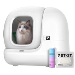 PETKIT Pura Max 2 Basic Kit Technologie xSecure Contrôle APP Capacité extra-large 76 L Toilette automatique pour chat