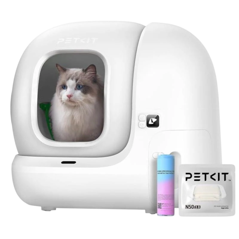 PETKIT Pura Max 2 Basic Kit Technologie xSecure Contrôle APP Capacité extra-large 76 L Toilette automatique pour chat