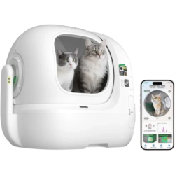 PETKIT Purobot Max Pro 2 76 L avec Caméra IA xSecure app Bac à litière autonettoyant