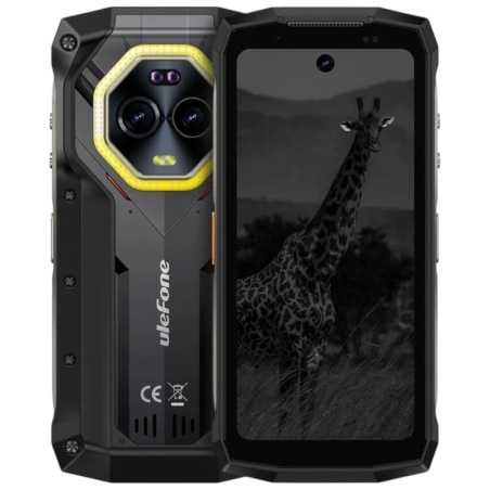 Ulefone Armor Mini 20 Pro 5G 8GB/256GB Noir 4,7 pouces IPS 90Hz 64MP 6200mAh 33W NFC