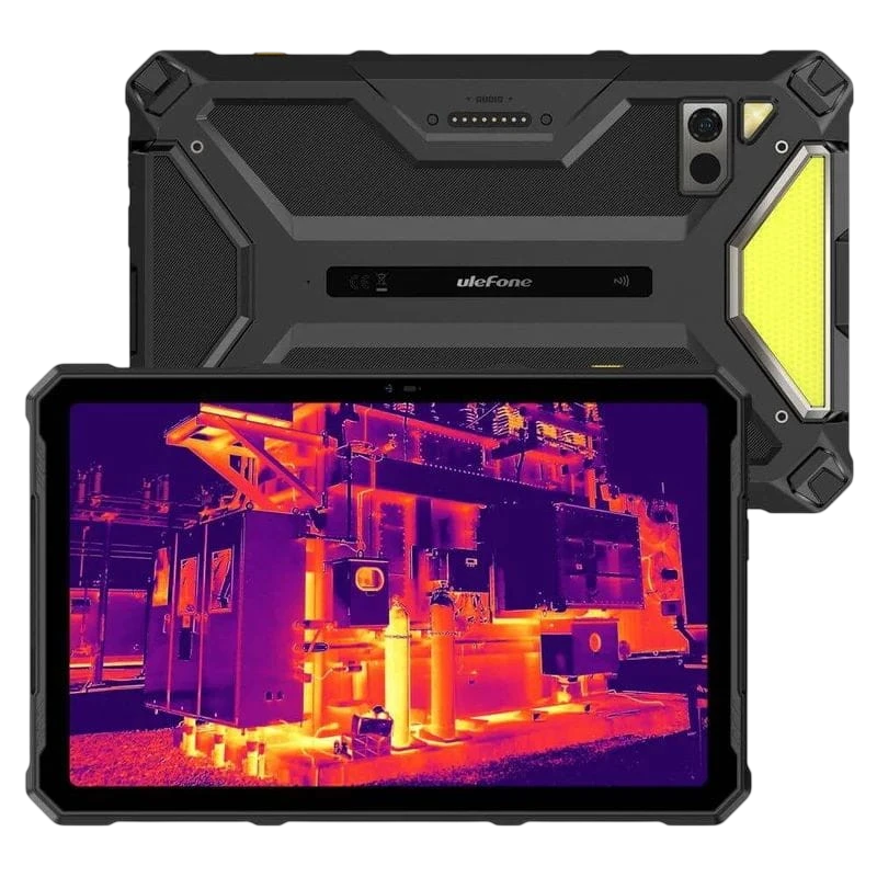 Ulefone Armor Pad 4 Ultra Thermal 5G 8GB/256GB Noir Rugged IP68/IP69K 10,3 pouces IPS 50MP 11800mAh