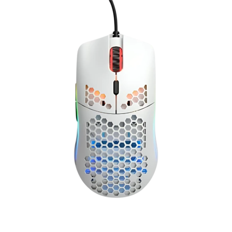 Glorious Model O Minus 3200 DPI Blanc 6 boutons USB 58 g Souris