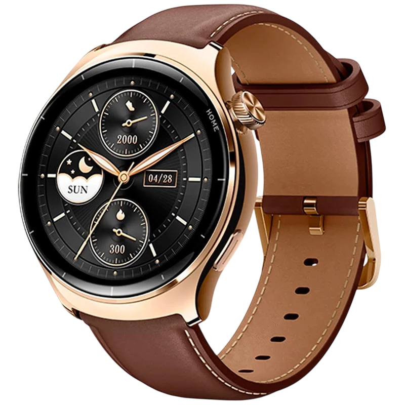 Mibro Lite 3 Pro Doré 1,32 pouces AMOLED GPS 15 jours +150 sports 5ATM Smartwatch