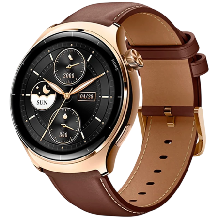 Mibro Lite 3 Pro Doré 1,32 pouces AMOLED GPS 15 jours +150 sports 5ATM Smartwatch