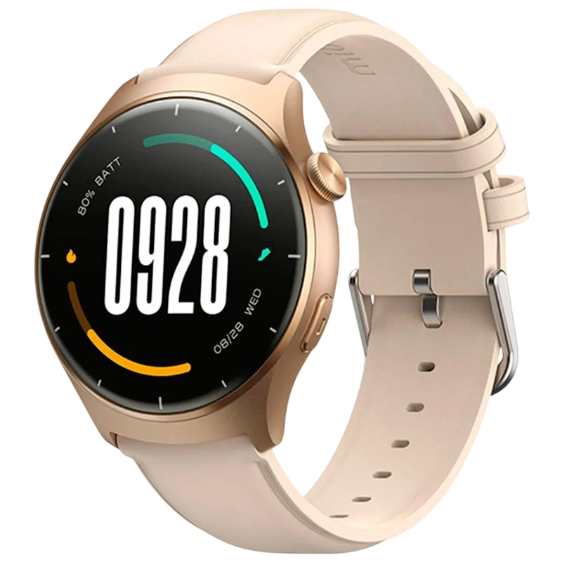 Mibro Lite 3 Doré 1,3 pouces AMOLED GPS 12 jours +100 sports 2ATM Smartwatch
