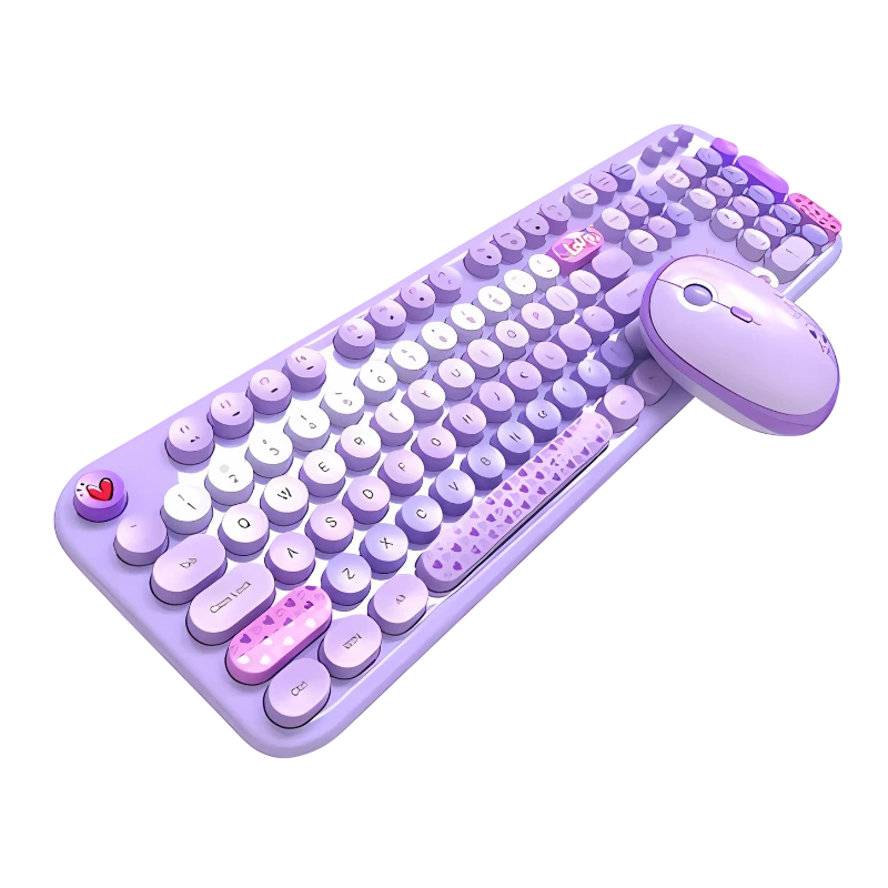 MOFII Lovely Violet sans fil Clavier et souris