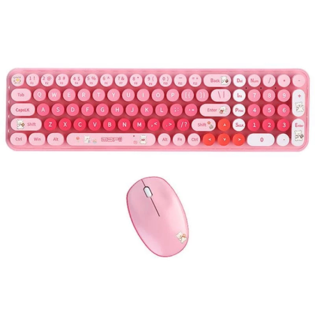 MOFII Baby Bear Rose sans fil Clavier et souris