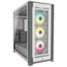 Corsair iCUE 4000X RGB Midi Tower Blanc verre trempé Boîtier PC