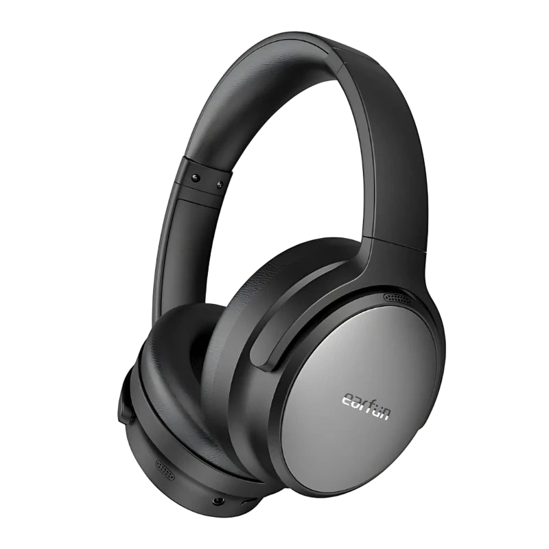 EarFun Tune Pro Noir Arceau ANC Bluetooth 5.4 Multipoint Casque sans fil
