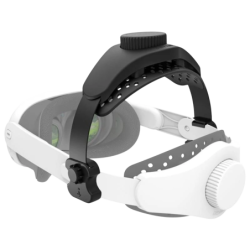 Courroie DEVASO Ajustable pour Meta Quest 3S, 3, 2, Pro, Pico 4, Pico 4 Pro Noir- Accessoires pour casque VR