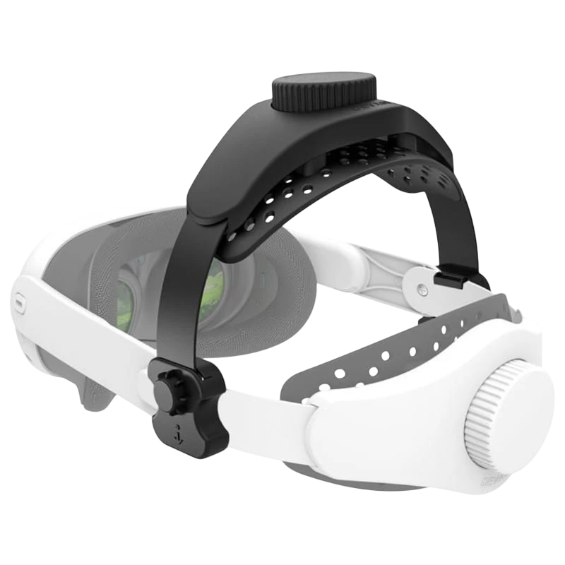 Courroie DEVASO Ajustable pour Meta Quest 3S, 3, 2, Pro, Pico 4, Pico 4 Pro Noir- Accessoires pour casque VR