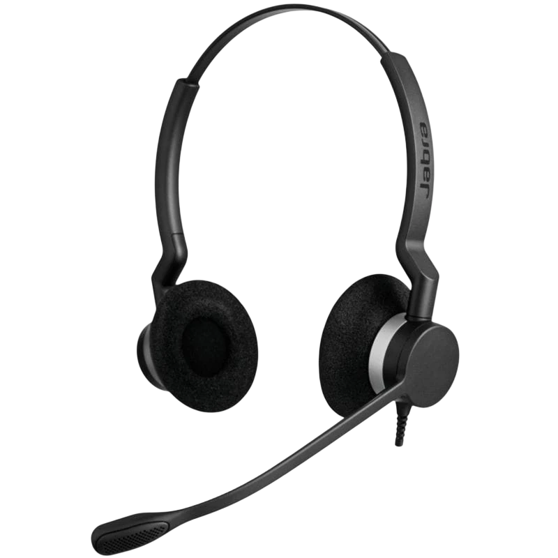 Jabra Biz 2300 Duo UC Noir Arceau avec micro Casque