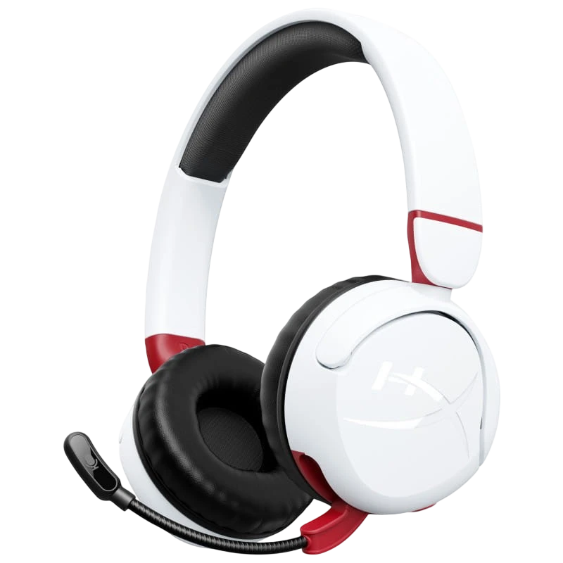 HyperX Cloud Mini Blanc Bluetooth 5.3 Casque gaming sans fil