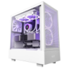 NZXT H5 Flow Midi Tower Blanc verre trempé Boîtier PC