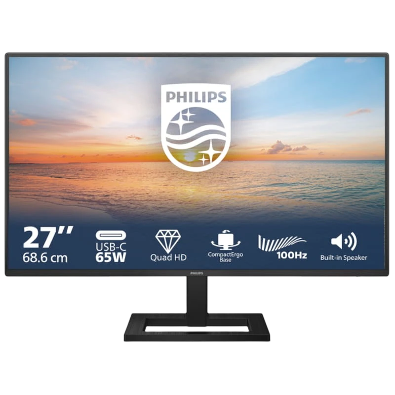 Philips 1000 series 27E1N1600AE/00 Noir 27 pouces 2K IPS 100Hz 4ms Écran