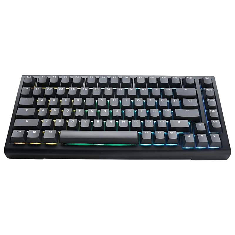 Ducky Tinker75 RGB MX Blue (ES) Noir mécanique Clavier