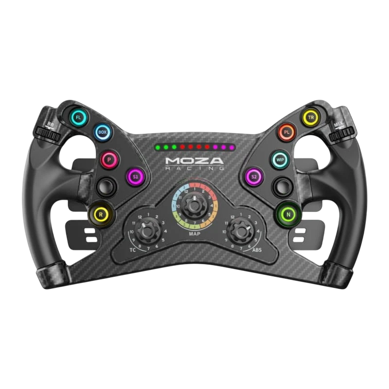 Moza Racing KS (30 cm) Noir PC 10 boutons Volant