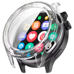 Coque PC + verre trempé transparent pour Xiaomi Watch S5