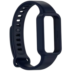 Bracelet en silicone Xiaomi Mi Smart Band 9 Active / Redmi Smart Band 3 Bleu foncé