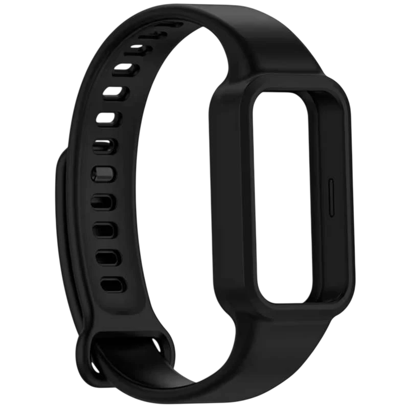 Bracelet en silicone Xiaomi Mi Smart Band 9 Active / Redmi Smart Band 3 Noir