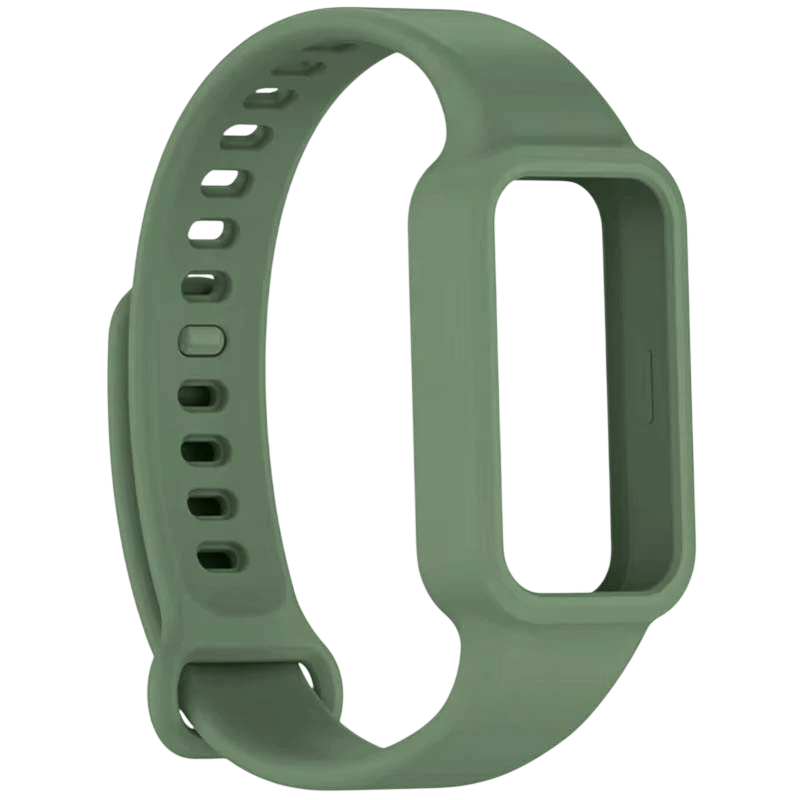 Bracelet en silicone Xiaomi Mi Smart Band 9 Active / Redmi Smart Band 3 Vert Foncé