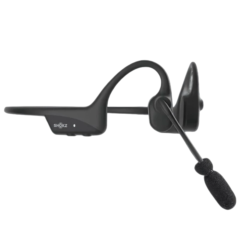 Shokz OpenComm 2 UC Standard Noir Conduction osseuse IP55 avec micro Écouteurs