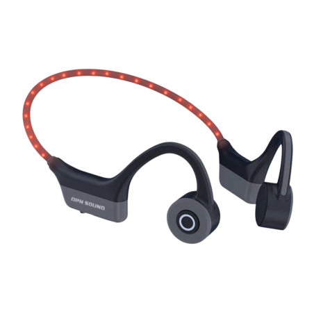 OPN Sound Dashlyte Noir Conduction osseuse Bluetooth 5.3 7h IPX5 Écouteurs sans fil