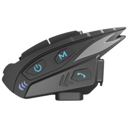 Hysnox Shark Pro Full Duplex 8 interlocuteurs conversation simultanée Bluetooth 5.1 28h Intercom pour moto