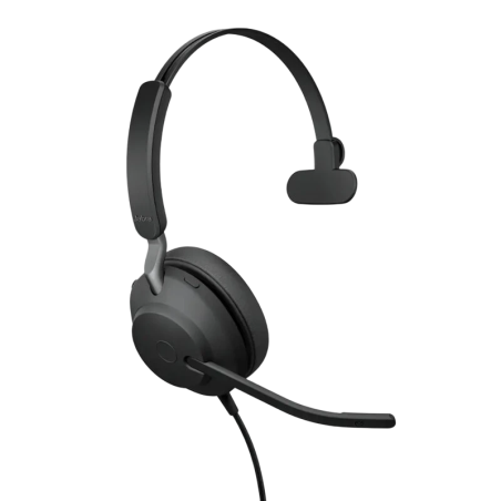 Jabra Evolve2 40 SE MS Mono Noir avec micro Casque