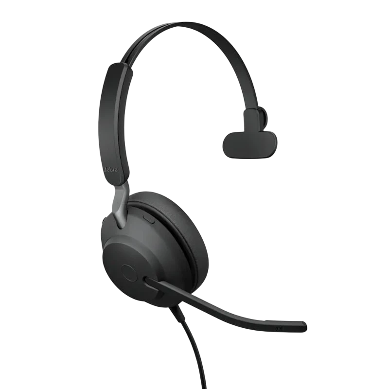 Jabra Evolve2 40 SE UC Mono Noir avec micro Casque