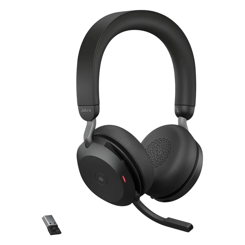 Jabra Evolve2 75 UC Noir ANC Bluetooth 5.2 Casque sans fil