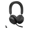 Jabra Evolve2 75 UC Noir ANC Bluetooth 5.2 Casque sans fil