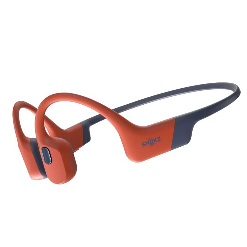 Shokz OpenSwim Pro 810173486125 Noir/Rouge Conduction osseuse IP68 avec micro Écouteurs