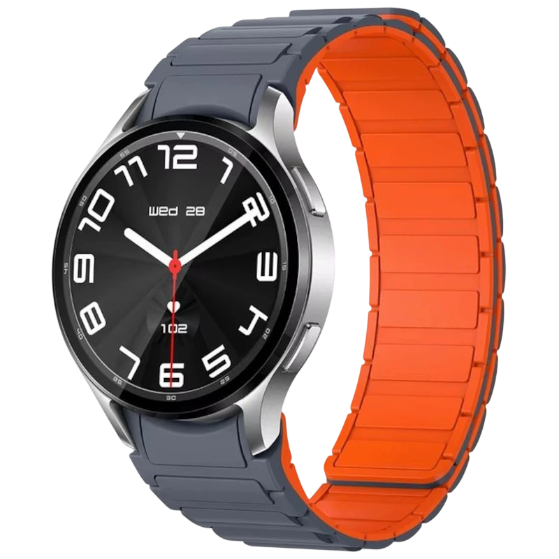 COLMI I28 Ultra Argent Bracelet Magnétique 1,43 pouces AMOLED 7 jours IP68 Smartwatch