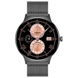 COLMI V89 Bracelet Métal Noir 1,43 pouces AMOLED 7 jours +100 sports IP67 Smartwatch