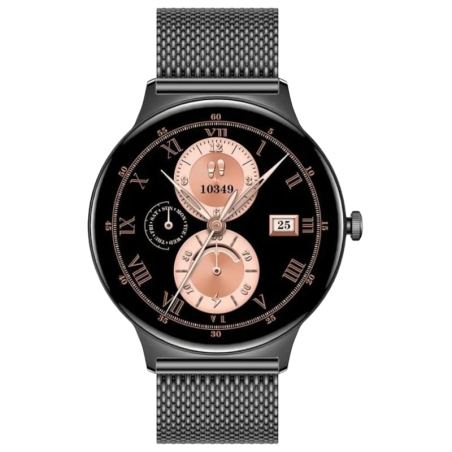 COLMI V89 Bracelet Métal Noir 1,43 pouces AMOLED 7 jours +100 sports IP67 Smartwatch