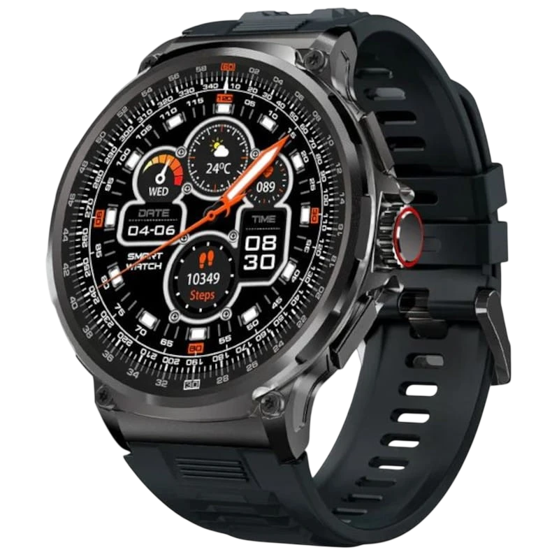 COLMI V69 Noir 1,85 pouces IPS 10 jours +100 sports IP68 Montre connectée