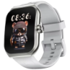 Kumi KU7 Argent 1,96 pouces AMOLED 5 jours +100 sports IP68 Smartwatch