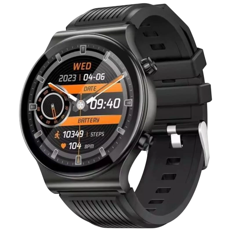 Kumi GT5 Pro+ Noir 1,39 pouces TFT 7 jours +100 sports IP68 Smartwatch