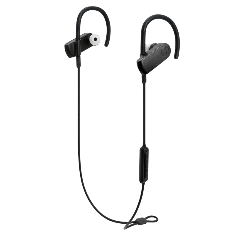 Audio-Technica ATH-SPORT70BT Noir Bluetooth 4.1 IPX5 Écouteurs sans fil