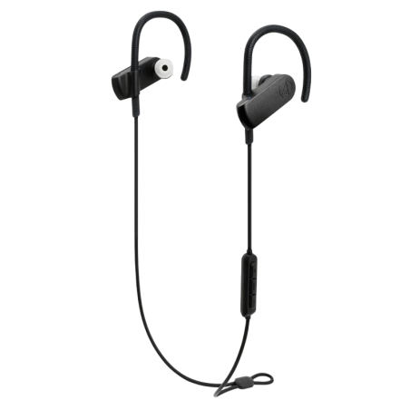 Audio-Technica ATH-SPORT70BT Noir Bluetooth 4.1 IPX5 Écouteurs sans fil