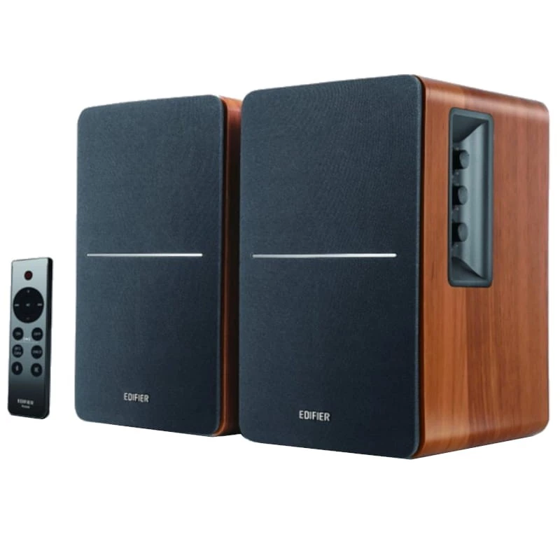 Edifier R1280DBs Bois Noir 42W entrée AUX Bluetooth 5.0 Enceintes PC
