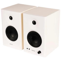 Edifier MR4 Blanc moniteurs de studio 2.0 21W entrée AUX Enceintes PC